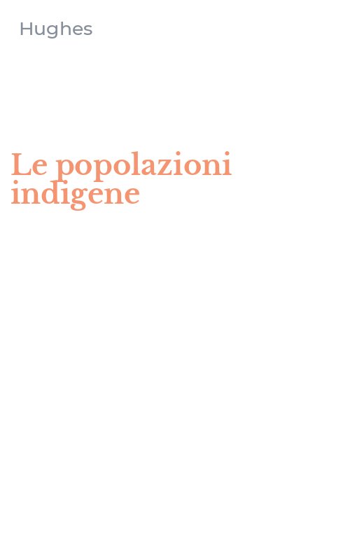Le popolazioni indigene