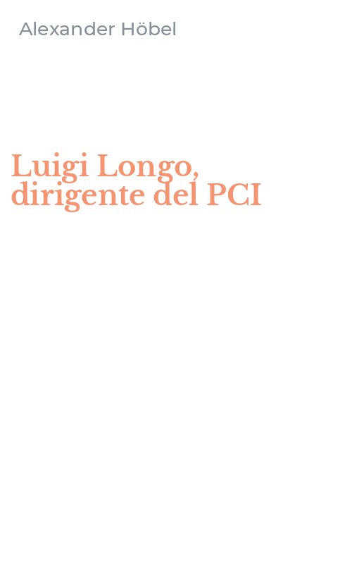 Luigi Longo, dirigente del PCI