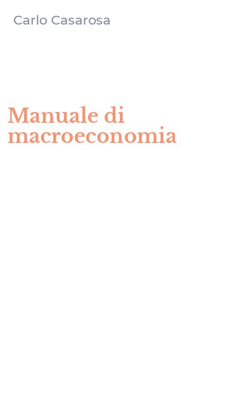 Manuale di macroeconomia