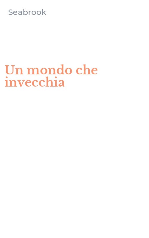 Un mondo che invecchia