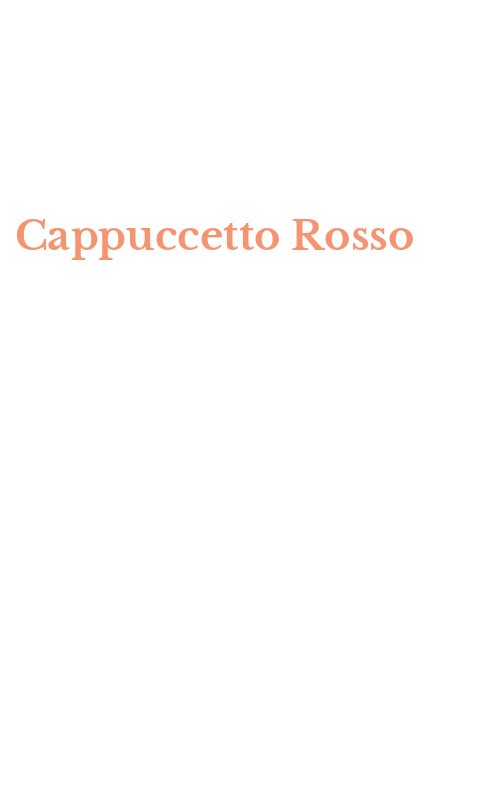 Cappuccetto Rosso