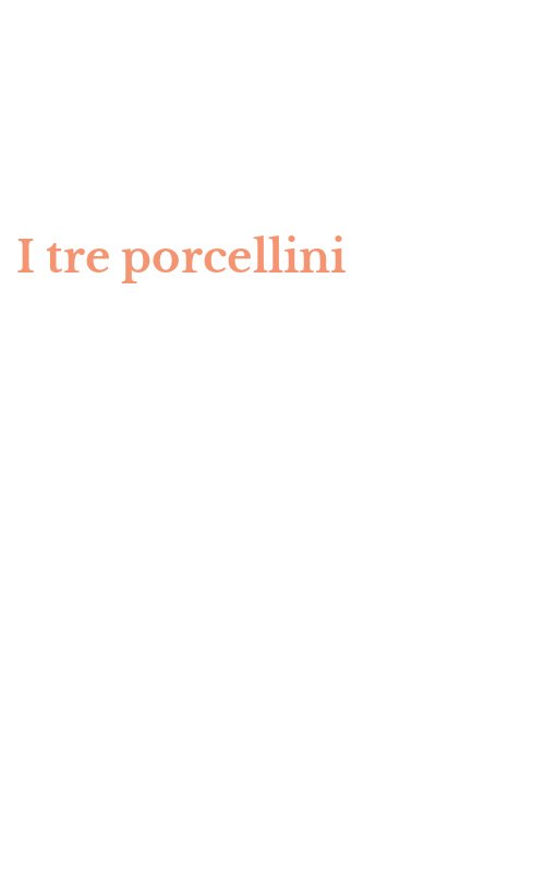 I tre porcellini