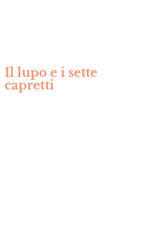 Il lupo e i sette capretti