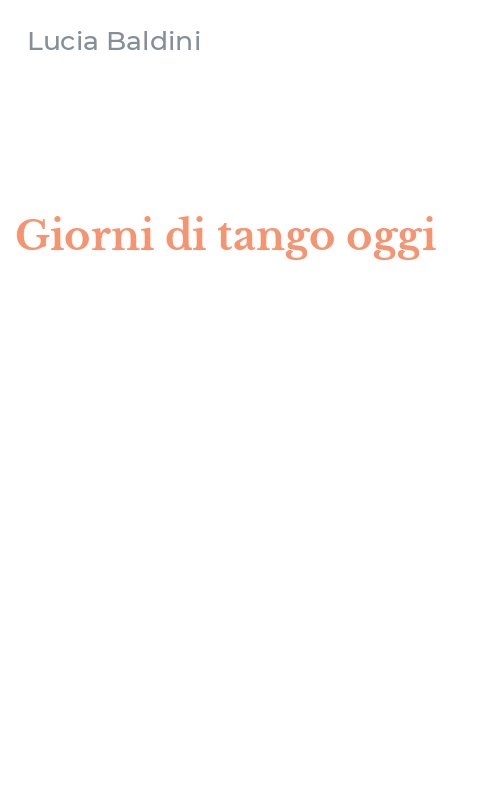 Giorni di tango oggi
