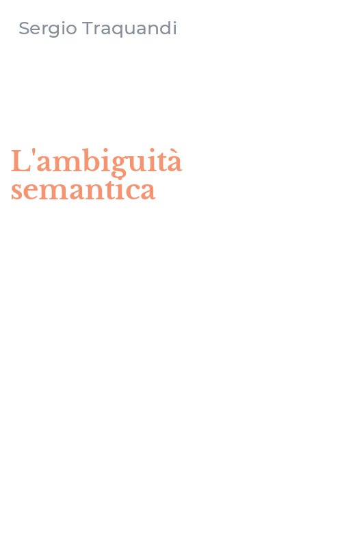 L'ambiguità semantica