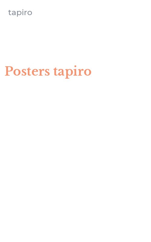 Posters tapiro