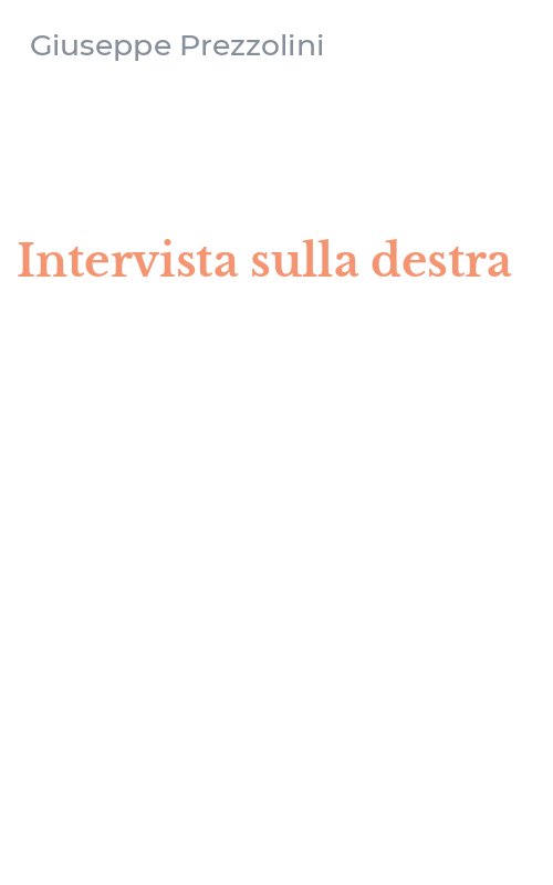 Intervista sulla destra