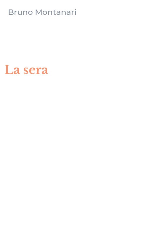 La sera
