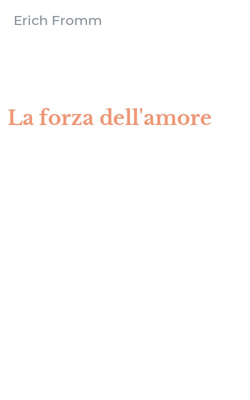 La forza dell'amore