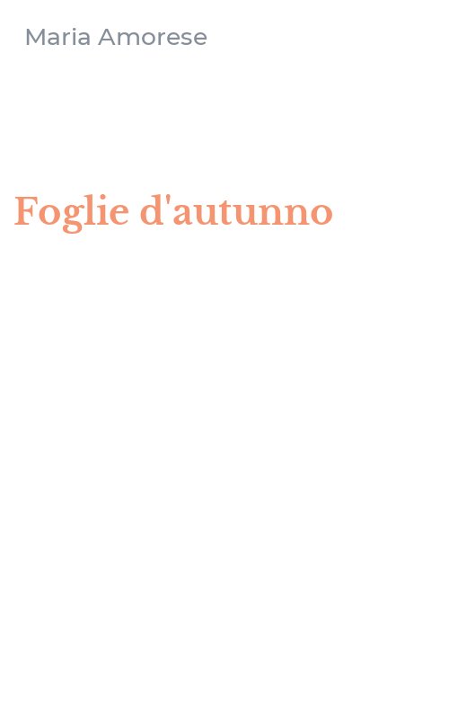 Foglie d'autunno