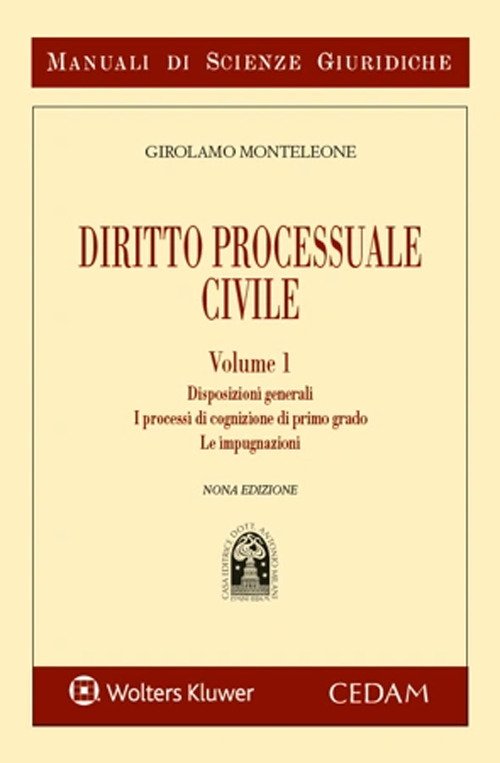 Manuale di diritto processuale civile