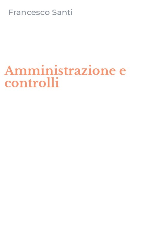 Amministrazione e controlli