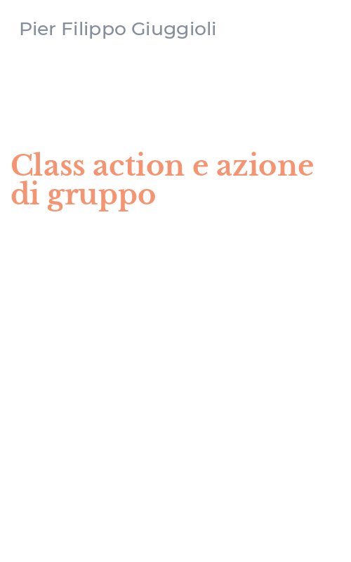 Class action e azione di gruppo