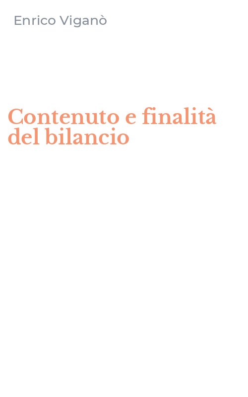Contenuto e finalità del bilancio