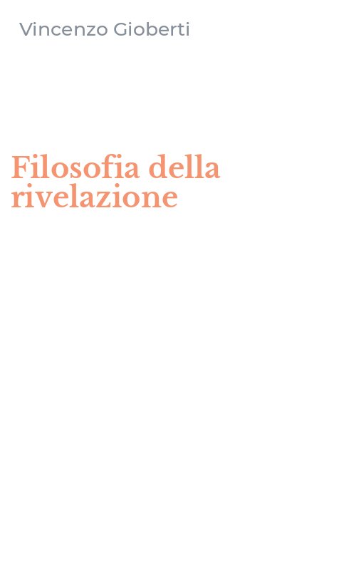 Filosofia della rivelazione