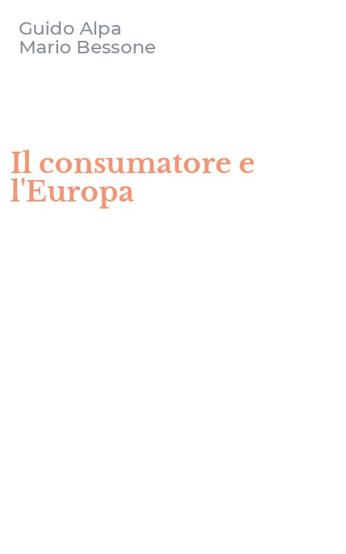 Il consumatore e l'Europa
