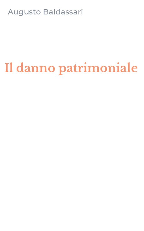Il danno patrimoniale