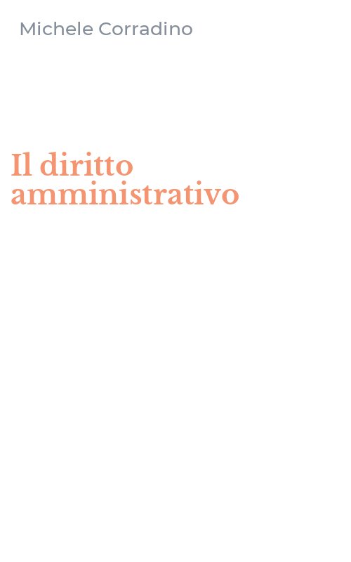 Il diritto amministrativo