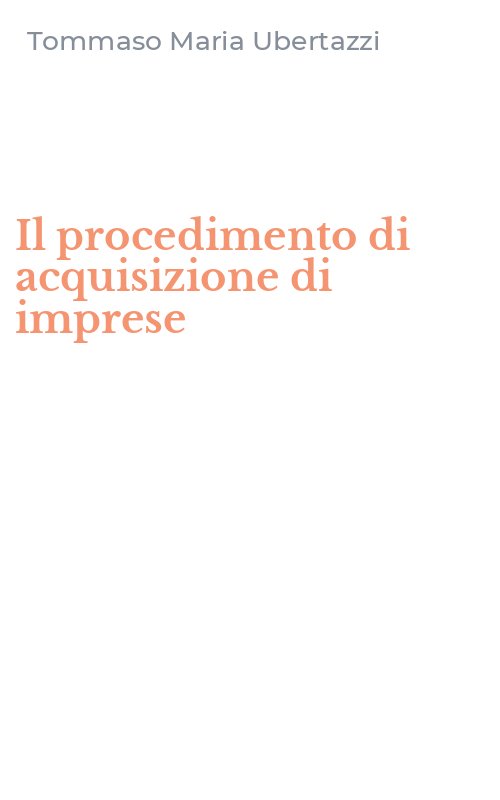 Il procedimento di acquisizione di imprese