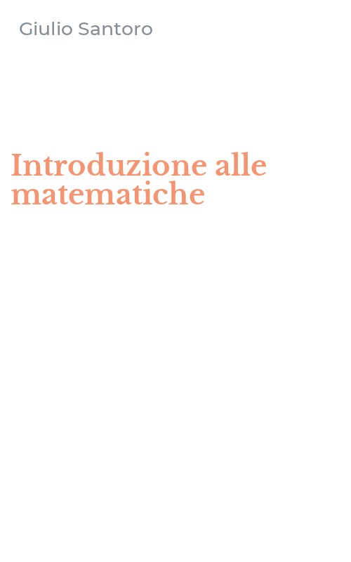 Introduzione alle matematiche