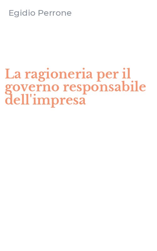 La ragioneria per il governo responsabile dell'impresa