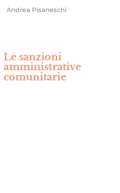 Le sanzioni amministrative comunitarie