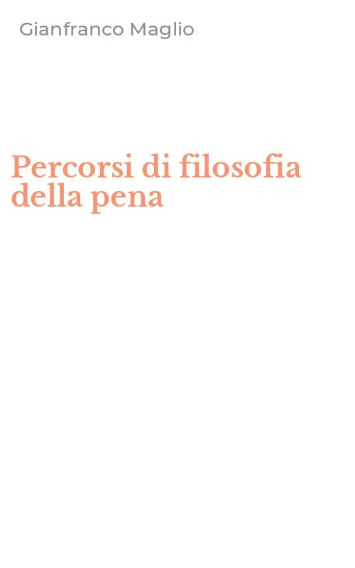 Percorsi di filosofia della pena