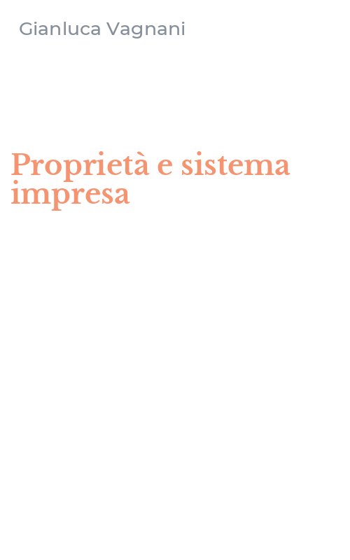 Proprietà e sistema impresa
