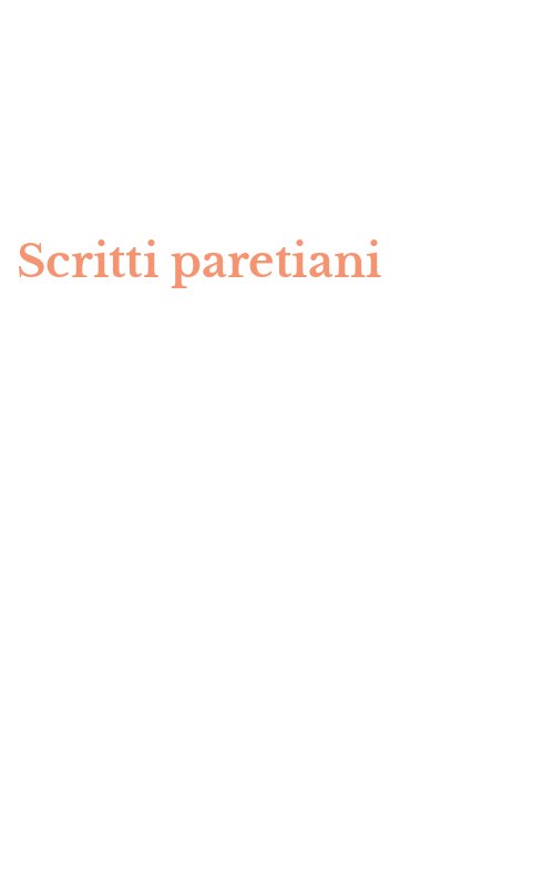 Scritti paretiani