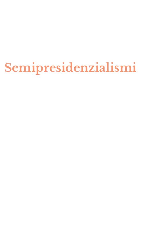 Semipresidenzialismi