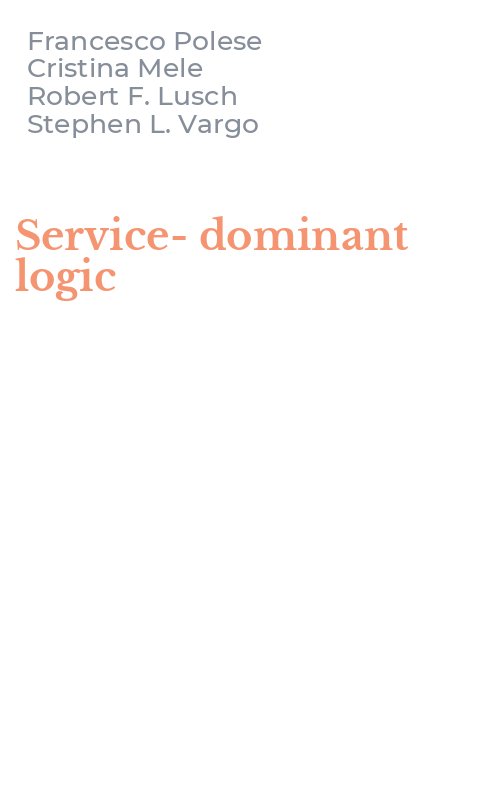 Service-dominant logic