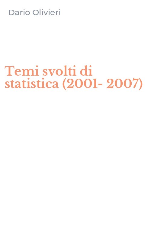 Temi svolti di statistica (2001-2007)