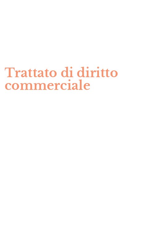 Trattato di diritto commerciale