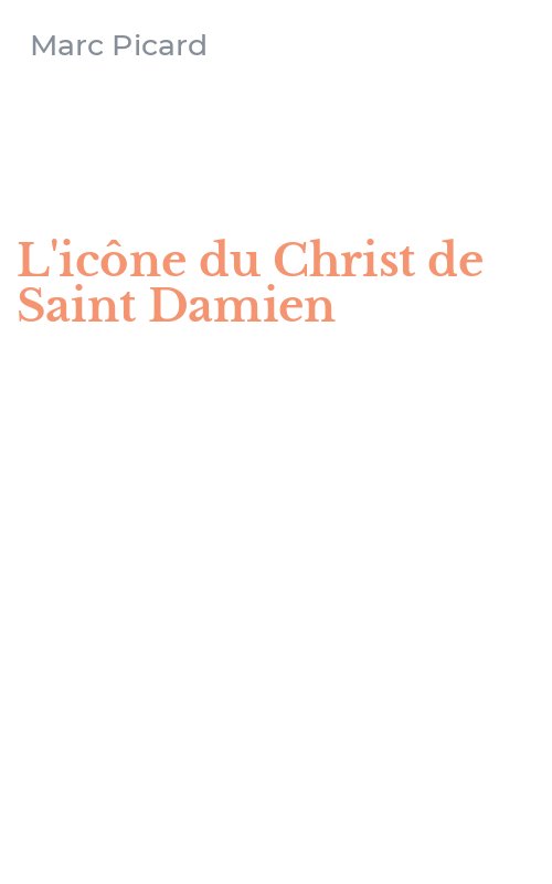 L'icône du Christ de Saint Damien
