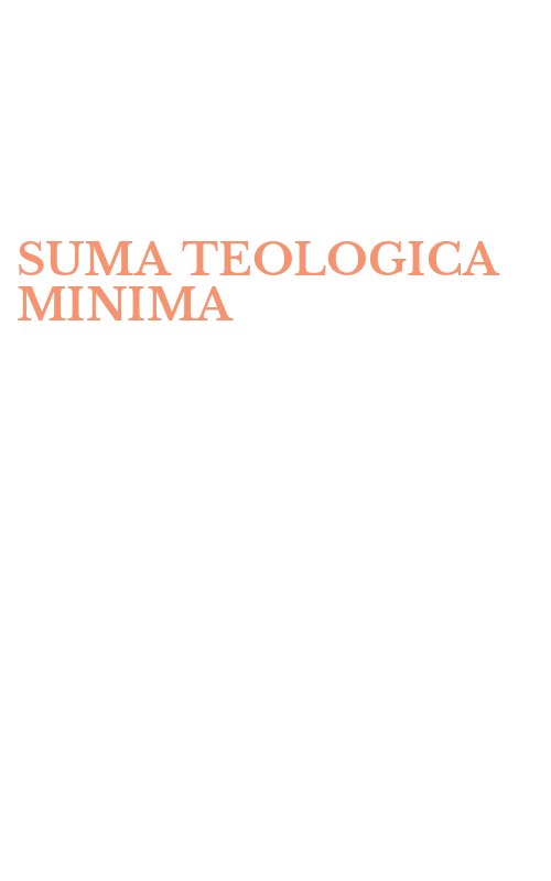 SUMA TEOLOGICA MINIMA