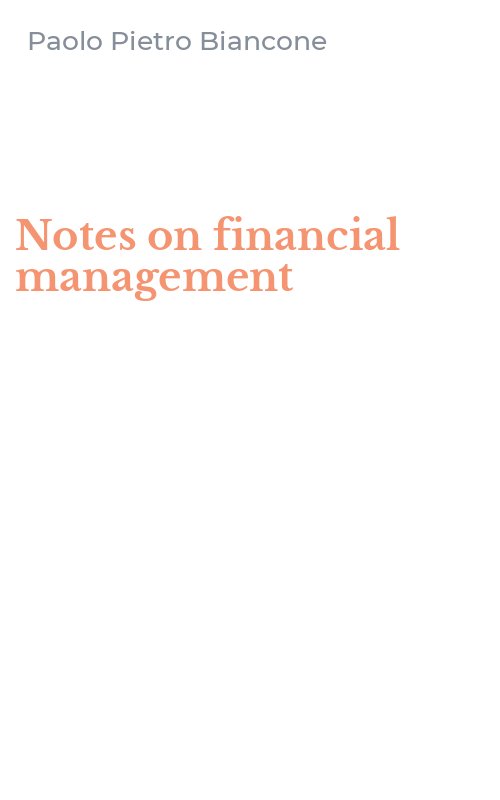 Notes on financial management