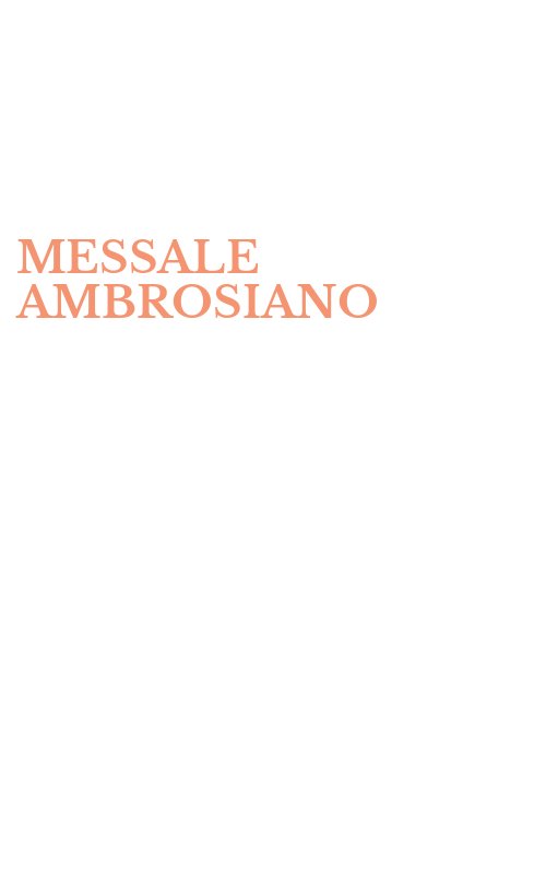 MESSALE AMBROSIANO