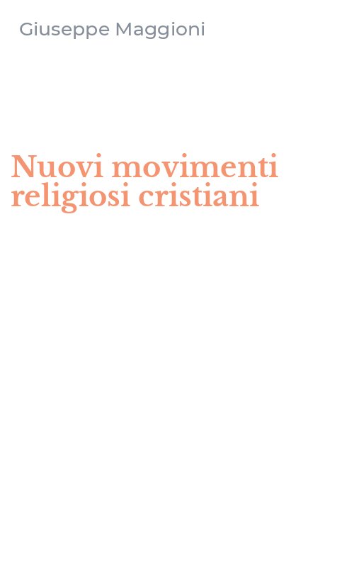 Nuovi movimenti religiosi cristiani