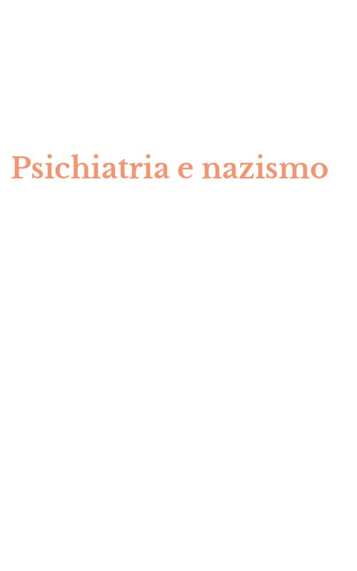 Psichiatria e nazismo