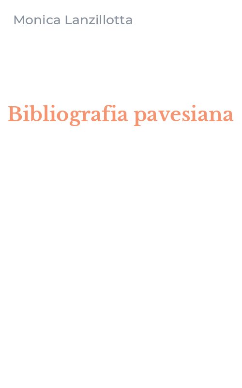 Bibliografia pavesiana