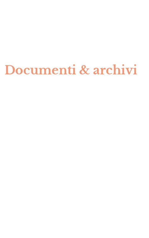 Documenti & archivi