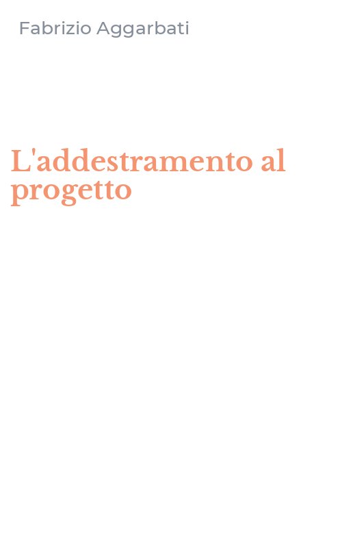 L'addestramento al progetto