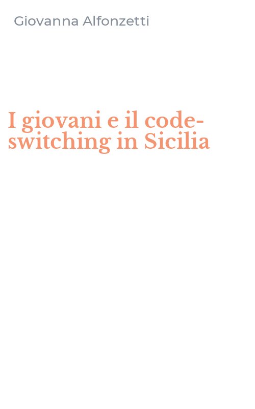 I giovani e il code-switching in Sicilia