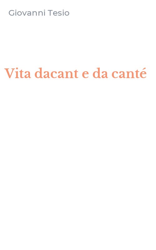 Vita dacant e da canté