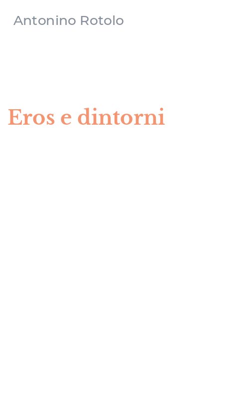 Eros e dintorni