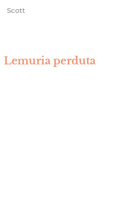 Lemuria perduta