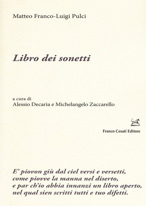 Libro dei sonetti