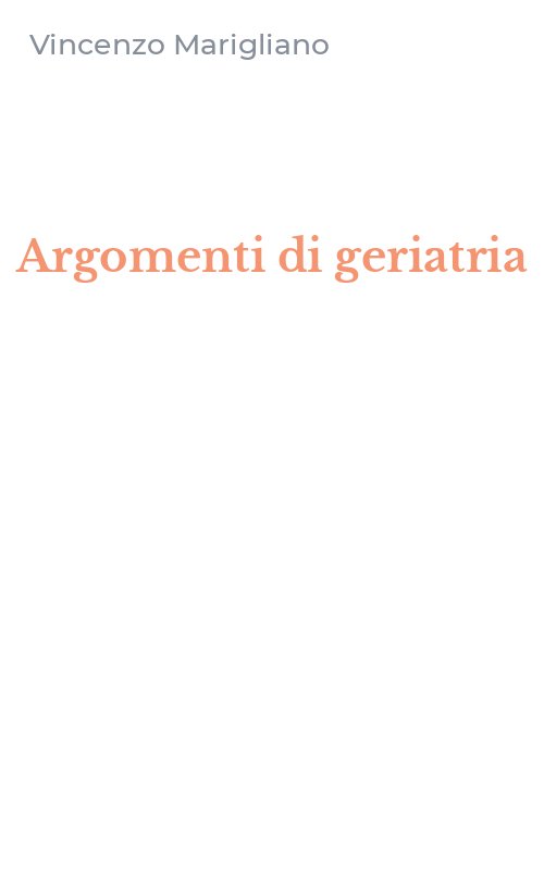 Argomenti di geriatria