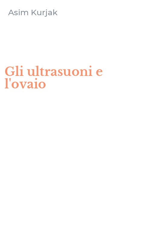 Gli ultrasuoni e l'ovaio