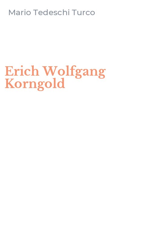Erich Wolfgang Korngold